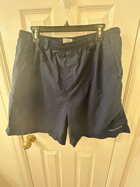 PFG Columbia Navy Omni-Shade Performance Bathing Suit